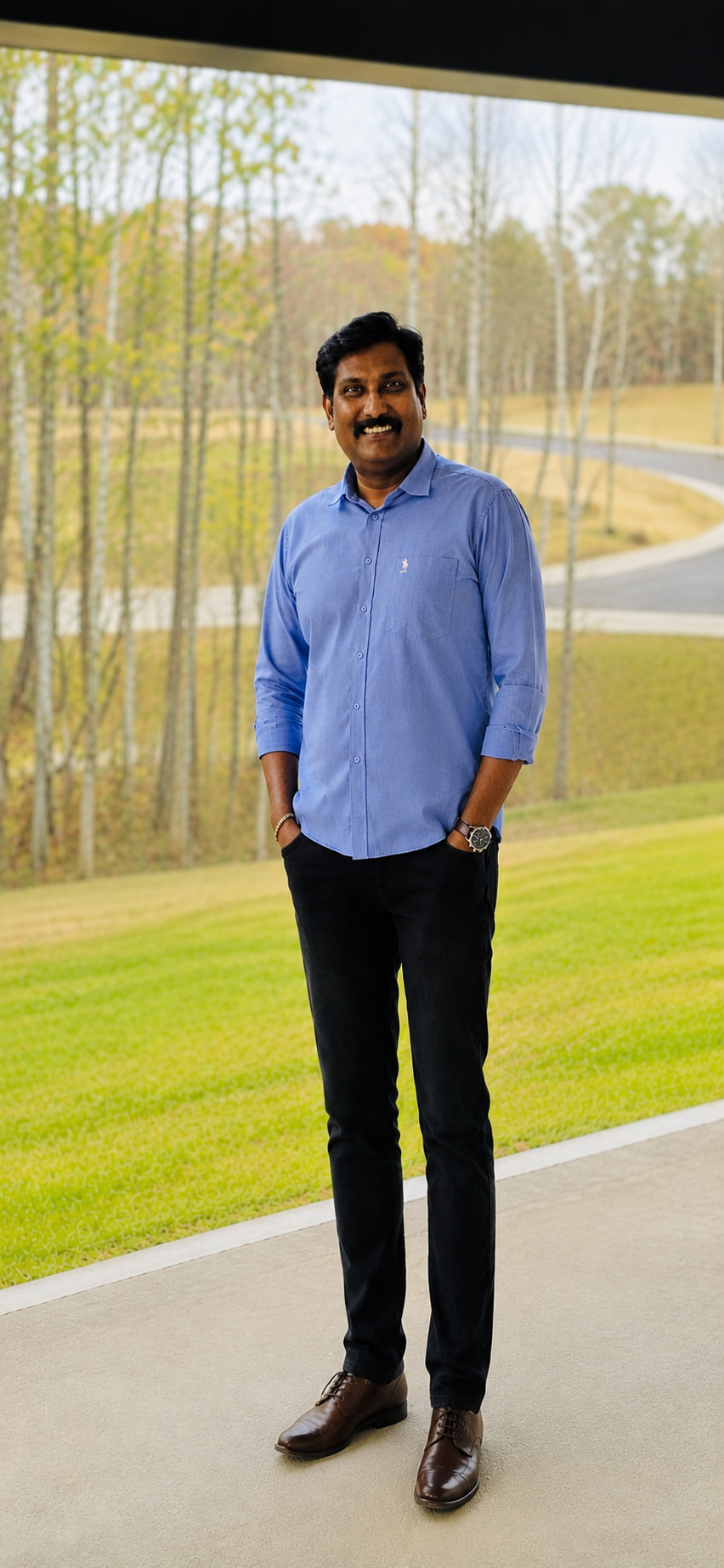 Portrait of the founder of Blood & Grace Ministries